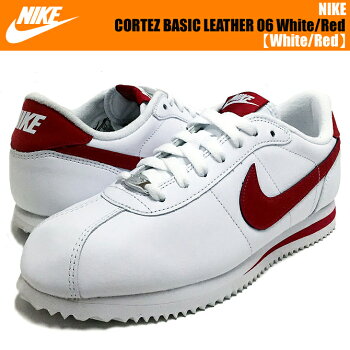 【11月7日入荷予定】NIKECORTEZBASICLEATHER06White/Red【ナイキコルテッツ】