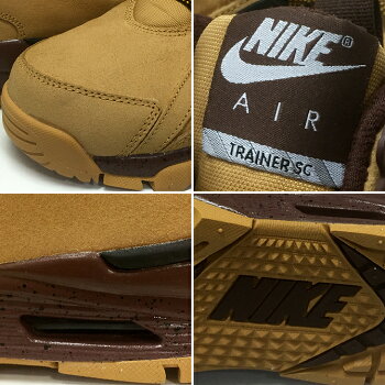 NIKEAIRTRAINERSCSNEAKERBOOTHaystack/LightChocolate-Black【ナイキトレーナSCスニーカーブーツ】