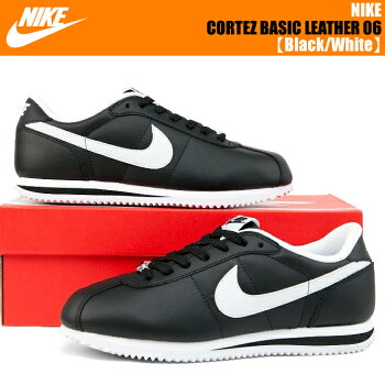 NIKECORTEZBASICLEATHER06Black/White