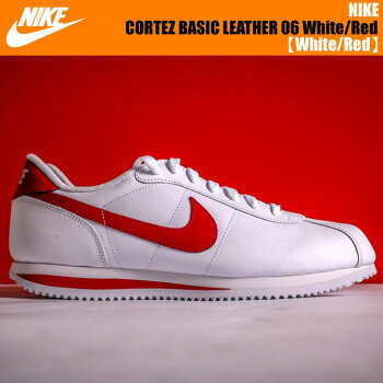 【11月7日入荷予定】NIKECORTEZBASICLEATHER06White/Red【ナイキコルテッツ】