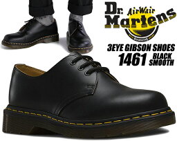 <strong>Dr</strong>.Martens <strong>1461</strong> 3EYE GIBSON SHOES BLACK 送料無料 ドクターマーチン 3ホール ギブソン シューズ <strong>1461</strong>Z 3EYE GIBSON SHOE 11838002 メンズ カジュアルシューズ ドクター マーチン あす楽