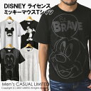 ミッキーマウス DISNEY Tシャツ メンズ 半