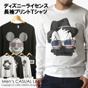 disney mickey 長袖tシャツ メンズ