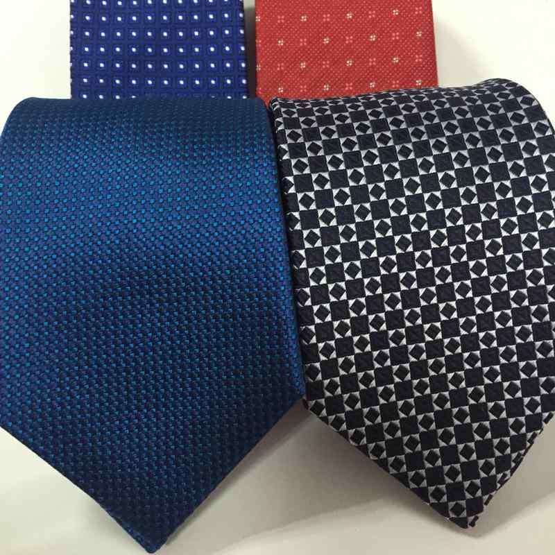ネクタイ 男性用 紳士 桑蚕丝 絹 几何柄 幾何学模様 ビジネス フォーマル カジュアル パーティー ギフト プレゼント マルチカラー(x50)