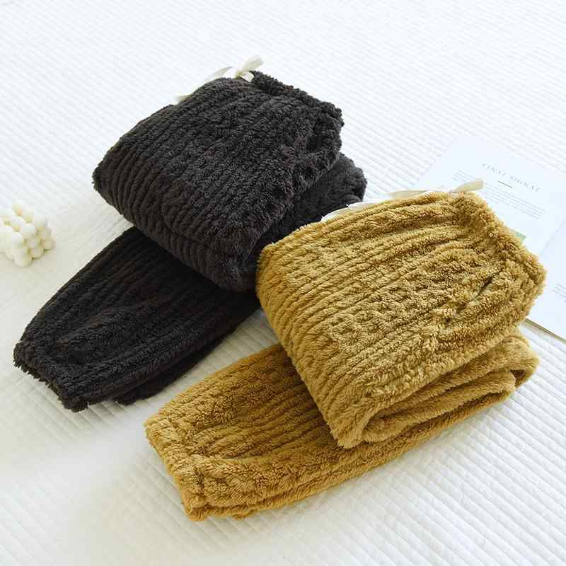 パジャマ レディース 秋冬 珊瑚绒 フランネル あったか ロングパンツ メンズ ゆったり 厚手 ルームウェア 部屋着