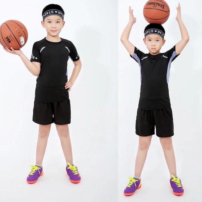 スポーツウェア ジュニア メンズ 大人用 半袖 コンプレッションウェア 上下セット 伸縮性 サッカー バスケットボール インナー 黒 ブラック グレー グリーン 春夏