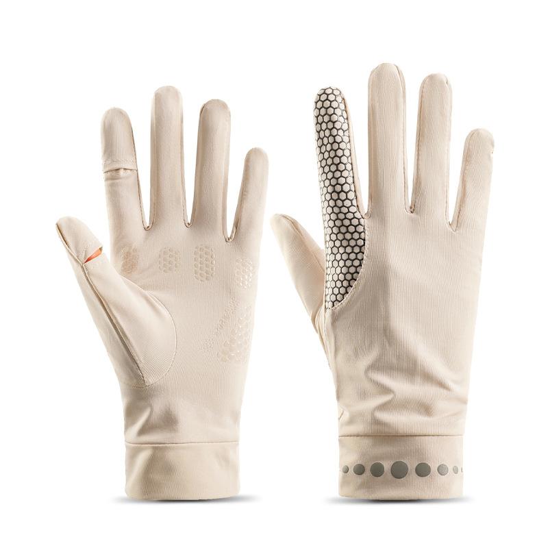 手袋 男性用 UVカット 接触冷感 指なし手袋 運転 サイクルグローブ 通気性 速乾性 滑り止め 黒 ブラック グレー ピンク系 ポリエステル(x2)