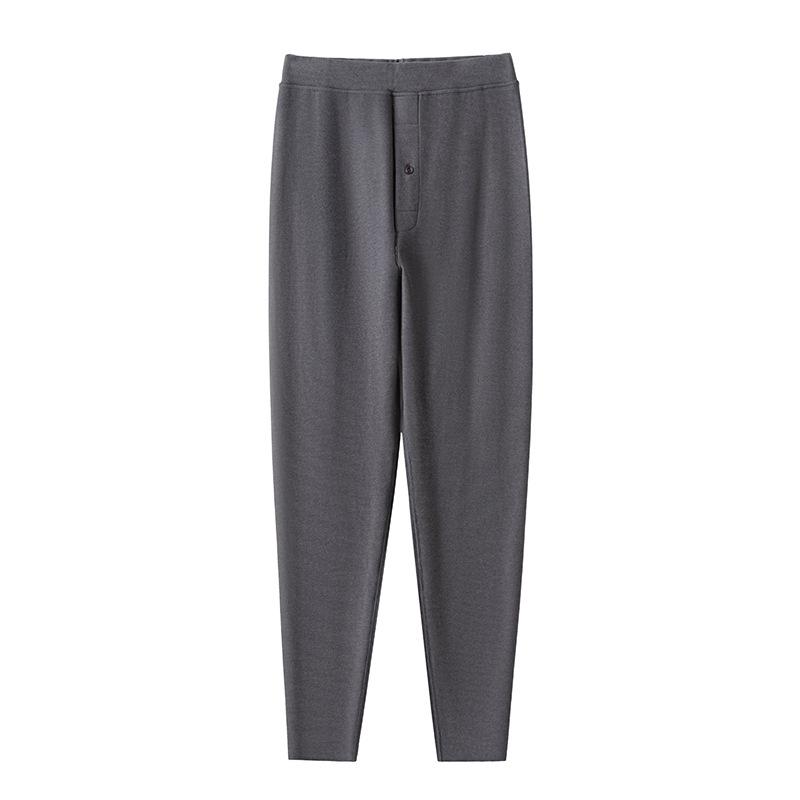 ボトムス メンズ 秋冬 厚手 裏起毛 あったか インナー タイツ スパッツ レギンス 防寒 保温 無地 シンプル 伸縮性 部屋着 普段使い(x3)