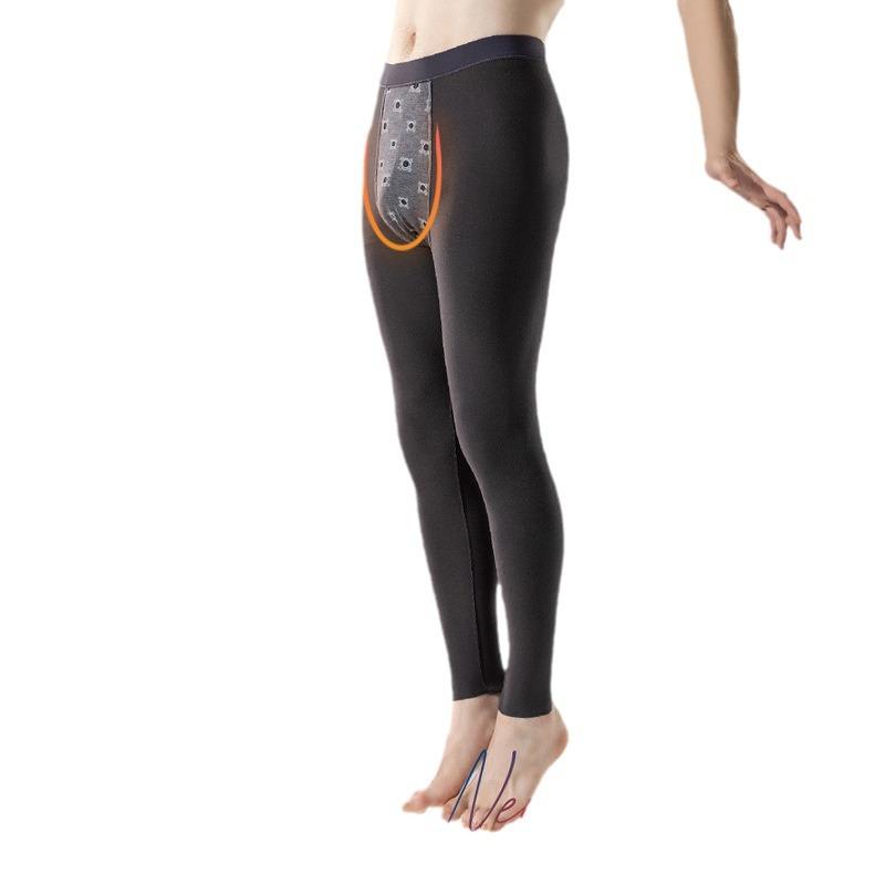 パンツ 男性用 秋冬 裏起毛 あったか インナー タイツ レギンス スパッツ スポーツ 伸縮性 ストレッチ 普段使い アンダーウェア ズボン下(x2)