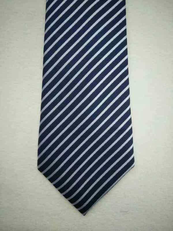 ネクタイ 男性用 ビジネス フォーマル ストライプ ポリエステル 赤 レッド 黒 ブラック 8cm幅(x100)