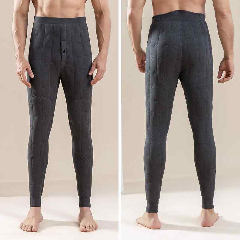 ズボン下 男性用 ウール 高機能 あったか インナー 裏起毛 極暖 厚手 防寒 高腰 伸縮性 ロングタイツ スパッツ レギンス グレー ブラック