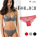 SIeLEI /シェレイ Giorgia(ジョージア) 直輸入 イタリア インポートランジェリー波線レース 2WAYストレッチイタリア ビキニビキニショーツ