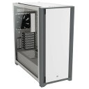 CORSAIR 右サイド給排気対応、強化ガラスパネル採用ミドルタワーPCケース 5000D TG WHT (CC-9011209-WW) スチールフロントパネル/ホワイト