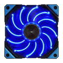 ENERMAX PCケースファン 12個のLEDと特許DFRを取得した120mm LEDファン UCDFV12P-BL ブルーLED