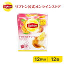 リプトン 紅茶 ブランド 紅茶 ティーバッグ フレーバーティー トロピカルチャージ 2g×12袋 ピラミッド型 Lipton