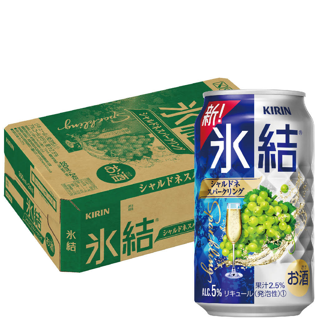 5/18限定P3倍 【あす楽】【送料無料】 キリン <strong>氷結</strong> <strong>シャルドネ</strong>スパークリング 350ml×1ケース/24本 【本州(一部地域を除く)は送料無料】