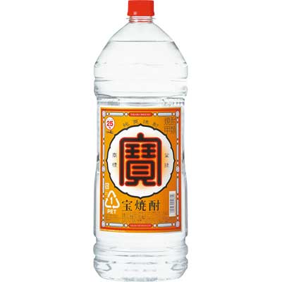 宝酒造　宝焼酎　25度　4L＜ペット＞1本楽天市場最安値に挑戦！