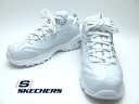 SKECHERS スケッチャーズ 厚底スニーカー 11944 レースアップ ホワイトD'Lite-Style Rethink メモリーフォーム23cm 23.5cm 24cm 24.5cm 25cm