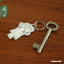 ニョロニョロ・白樺製キーリング/APRILMAI(アプリルマイ)フィンランド/MOOMIN WOODEN KEYRING/ムーミングッズ【メール便対応】【HLS_DU】【RCP】【あす楽】