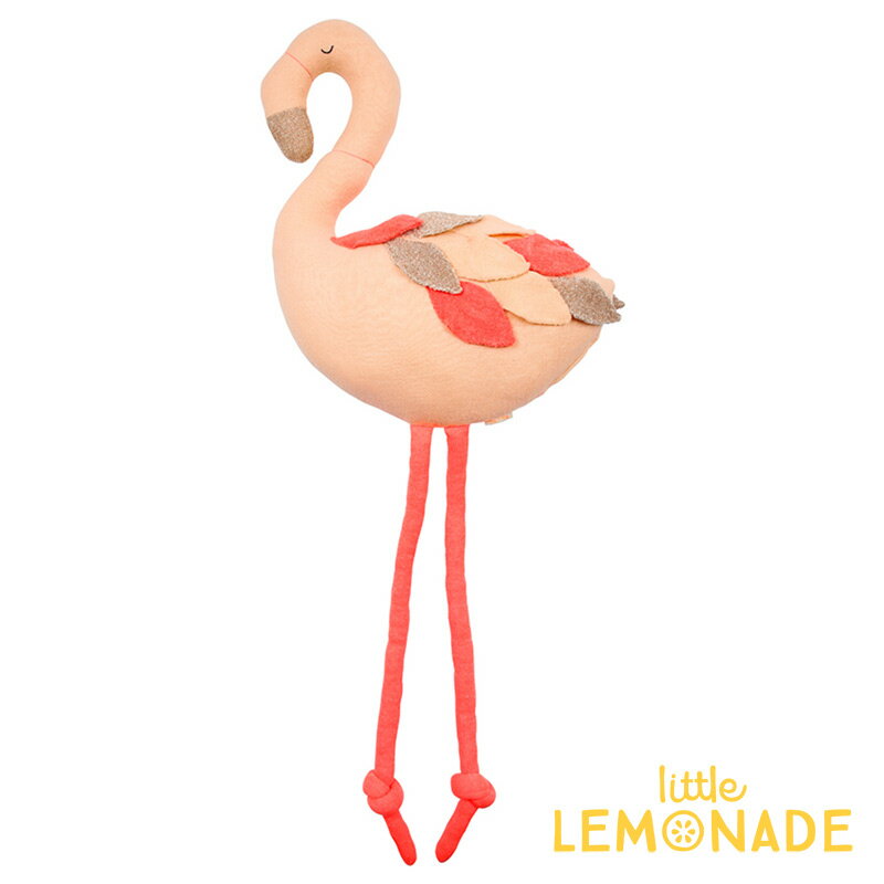 yMeri Meri z t~Ŝʂ݁@\tggC t@ubNgC q̂@Mtg oYj aj NbV q CeA@Large Knitted Flamingo Toy@y gl[h
