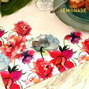 プレイスマット Watercolor Flowers 紙製 24枚入り 花柄 長方形 水彩 チリ産 デザイナーブランド ウォーターカラー 食卓 おもてなし テーブルコーディネート 使い捨てマット ランチョンマット あす楽 リトルレモネード ◆SALE