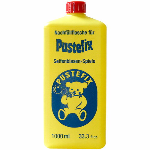 【PUSTEFIX：プステフィクス】 しゃぼん玉補充液・1000ml安全なシャボン玉★★期間限定！4000円以上お買上げ送料無料SALE★