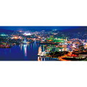 お風呂ポスター 長崎の夜景 パノラマ(105×42cm) 短期貼替タイプ(水貼素材)