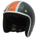 ◎スモールジェットヘルメットBC6《ブラックオレンジ》