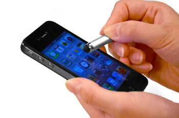 【アクセサリータッチペンM】iPad2、iPhone4S、iPodtouch、スマートフォン(スマホ)対応タッチパネル専用ストラップタッチペン使わないときはストラップに!