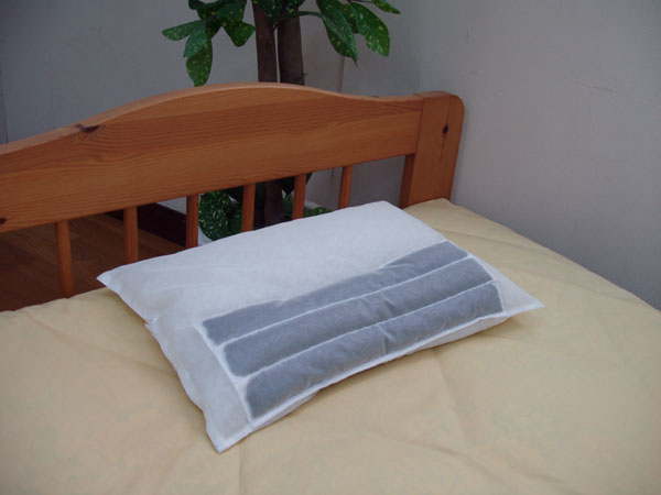 【竹炭パイプフィット枕35×50cm】　竹炭パイプを使用した日本製枕・高さ調節枕・35×5…...:living-in-peace:10000071