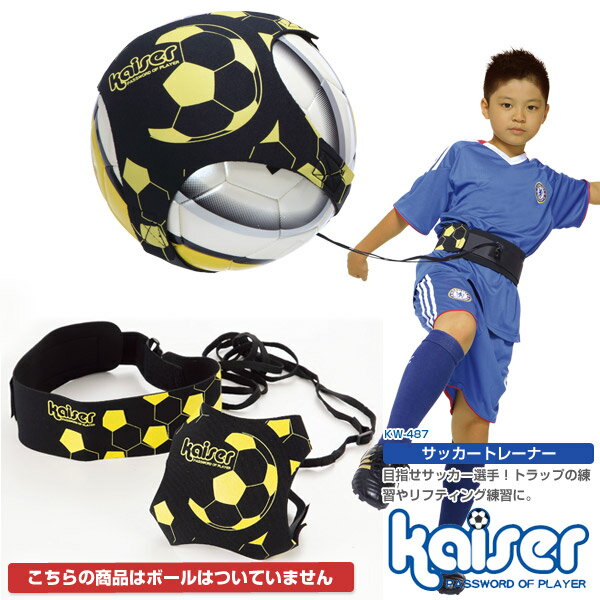 【5000円以上送料無料】kaiser サッカートレーナー/KW-487/メーカー：（株）カワセ/サッカー、サッカーボール、トラップ、シュート、パス、リフティング、練習、練習器具、誕生日、プレゼント目指せスター、キックでボールが戻る！