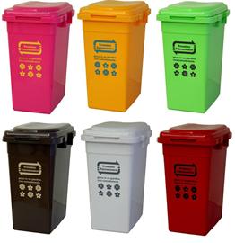 ジョイントペール 新色　分別ゴミ容器　32L　分類ダストボックス一目でわかる！6色から選べるごみ箱です。