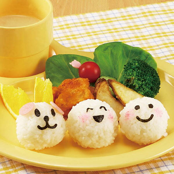 のり抜き型 にこにこパンチ3 （ 海苔カッター キャラ弁 お弁当グッズ 子供 デコ弁 顔パーツ 型抜...:livingut:10017862