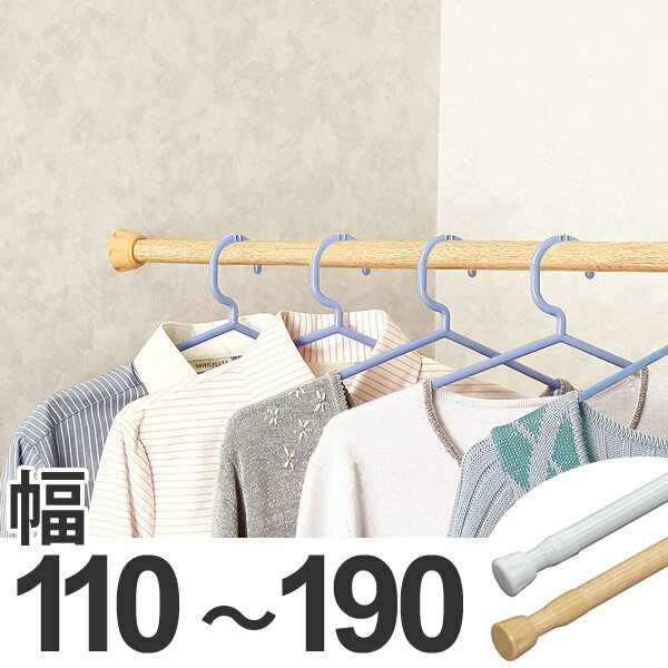 つっぱり棒 便利ポール レギュラーL 取付幅：110〜190cm （ 突っ張り棒 つっぱり…...:livingut:10036768