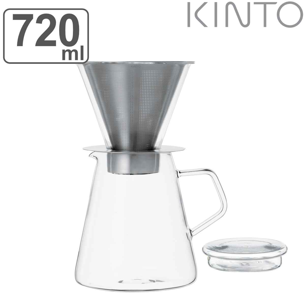 コーヒードリッパー＆ガラスポット　CARAT　720ml （ 送料無料 ドリッパー コーヒ…...:livingut:10045656