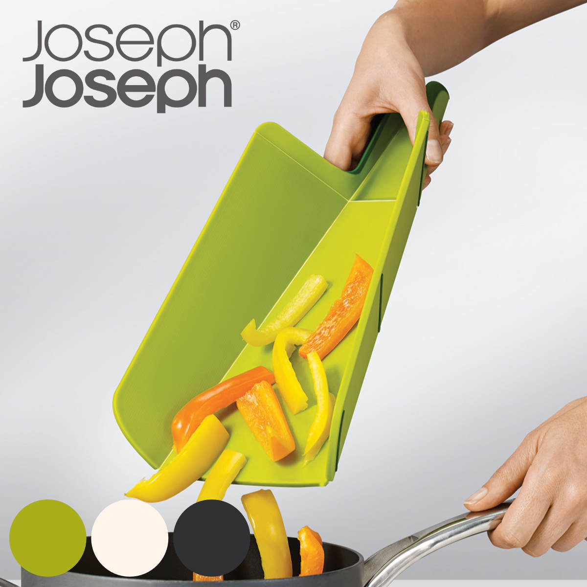 JosephJoseph（ジョゼフジョゼフ）　チョップ2ポットプラス　まな板　ジョセフジョセフ【ポイント最大17倍】JosephJoseph（ジョゼフジョゼフ）の切った食材をこぼさずお鍋に注げるまな板 ジョセフジョセフ