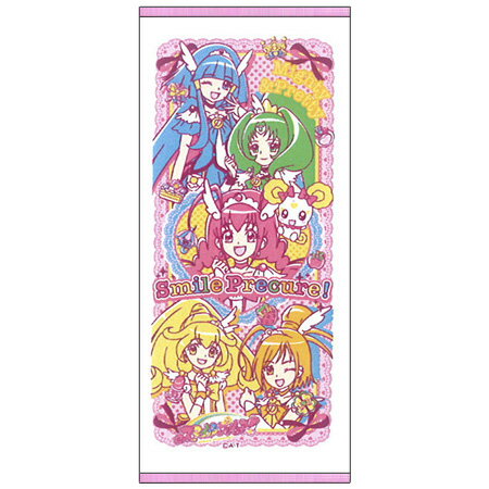 キャラクター　フェイスタオル　スマイルプリキュア！　子供用【ポイント最大13倍】スマイルプリキュアのフェイスタオル！お子さんのバスタオルにも♪