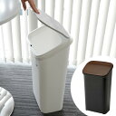 ゴミ箱 ふた付き プッシュダストボックス 20L スムース MW ( ごみ箱 プッシュ ダストボックス おしゃれ スリム キッチン 生ゴミ トラッシュ ペール )