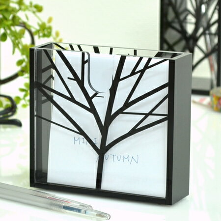 メモホルダー　メモ入れ　MiniAutumn MemoHolder　メモ用紙付き （ メモ…...:livingut:10045641