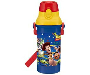 子供用水筒　トイ・ストーリー　直飲みプラワンタッチボトル　480ml　プラスチック製（ キャラクター トイストーリー ）