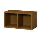 本棚として、飾り棚として、扉を自由にレイアウト。シェルフ チョイスフラップシステム CFS 4080R ブラウン