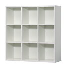 本棚として、飾り棚として、扉を自由にレイアウト。シェルフ チョイスフラップシステム CFS 1212R ホワイト