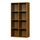 本棚として、飾り棚として、扉を自由にレイアウト。シェルフ チョイスフラップシステム CFS 1680R ブラウン