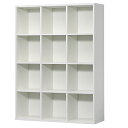 本棚として、飾り棚として、扉を自由にレイアウト。シェルフ チョイスフラップシステム CFS 1612R ホワイト