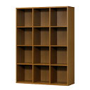 本棚として、飾り棚として、扉を自由にレイアウト。シェルフ チョイスフラップシステム CFS 1612R ブラウン