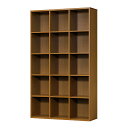 本棚として、飾り棚として、扉を自由にレイアウト。シェルフ　チョイスフラップシステム　CFS 2012R　ブラウン