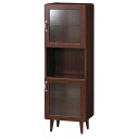 ファッショナブルなデザイン家具「oneon*one」カップボード MC cafe(MCカフェ) ブラウン