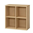 本棚として、飾り棚として、扉を自由にレイアウト。シェルフ チョイスフラップシステム CFS 8080R ナチュラル