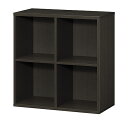 本棚として、飾り棚として、扉を自由にレイアウト。シェルフ チョイスフラップシステム CFS 8080R ブラック