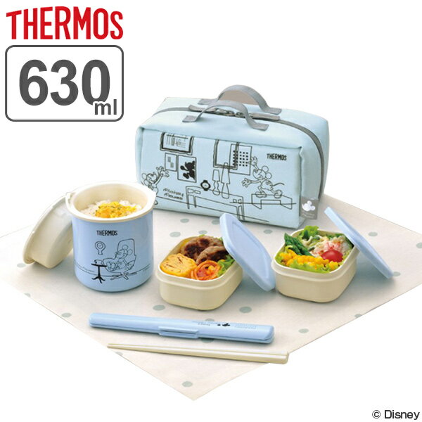 保温弁当箱　ランチジャー　サーモス(thermos) 　DBQ-250DS　ミッキー （ ランチボックス ）